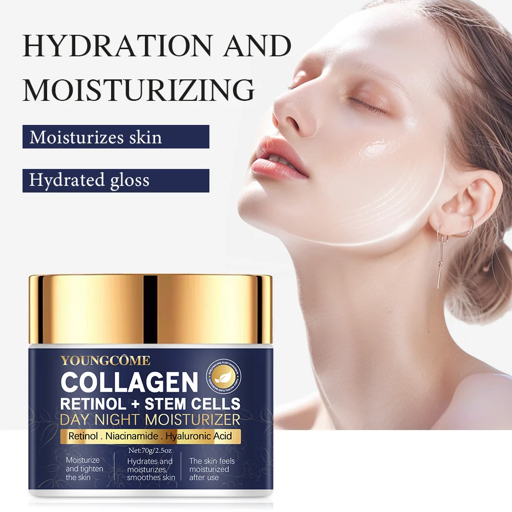 New Hot Selling Collagen Stem Cell Face Cream Facial Care Smoothes Wrinkles Moisturizes Brightens Skin Makes Skin Look Younger