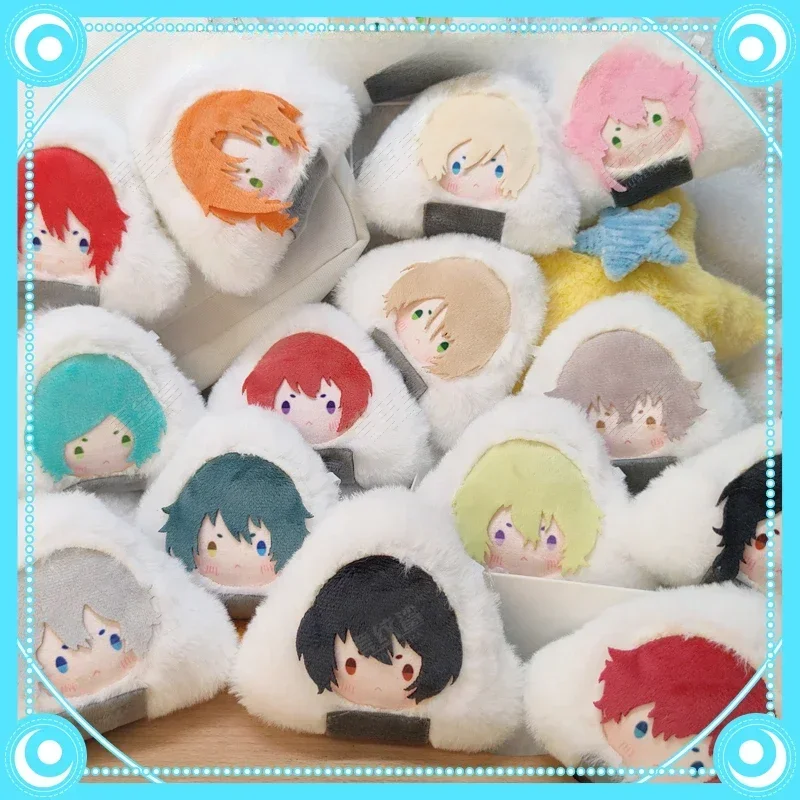 10cm Anime Tatsumi Kazehaya Ritsu Sakuma Rei Tsukinaga Leo Tenshouin Eichi Plush Doll Game Keychain Stuffed Pendant Toy Gift