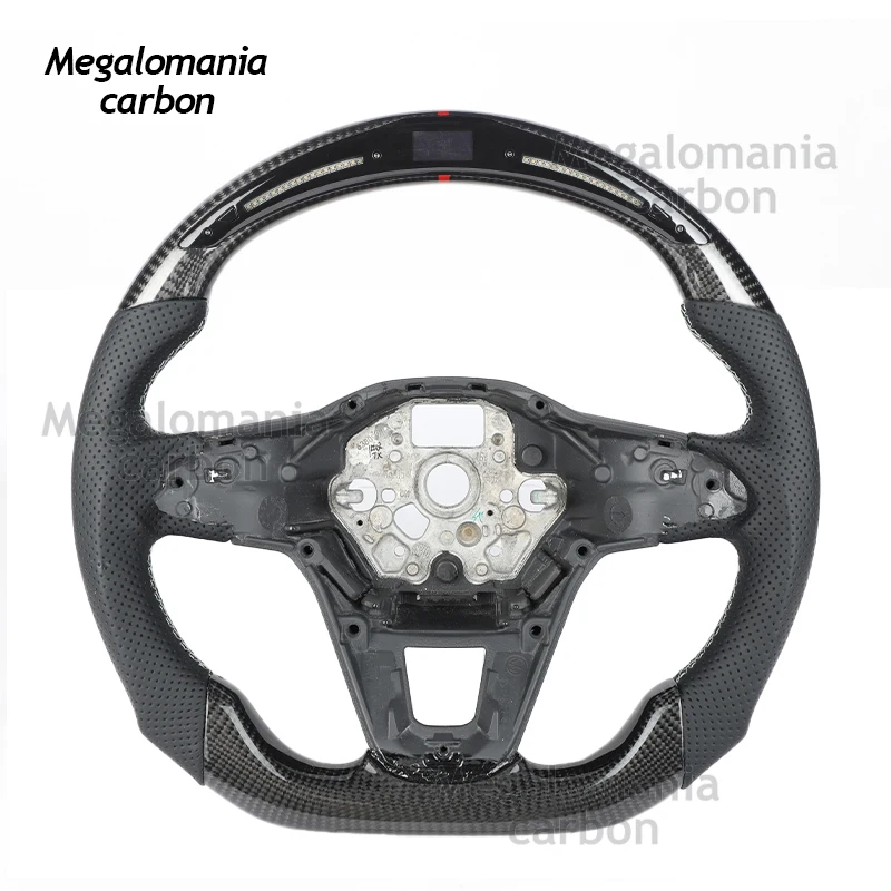 

The all new LED carbon fiber steering wheel is suitable for Volkswagen mk6 mk7 mk8 Gti Gtr Golf GTE CC old models and new models