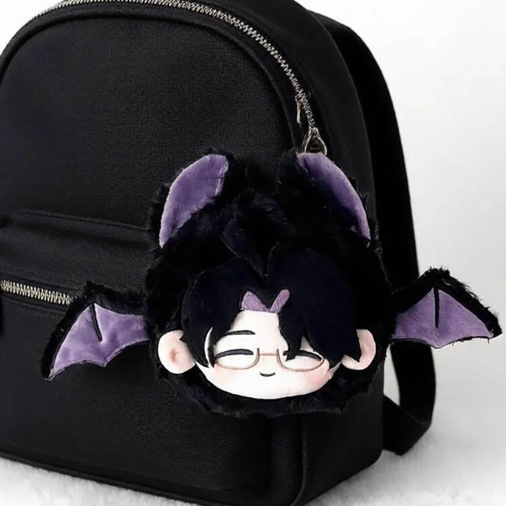 10cm Pendant Cute Ear Regrator Bat Plush DollBirthday Mini Genshin Impact Stuffed Dolls Fan Round Pantalone Toy Party XMAS Gift