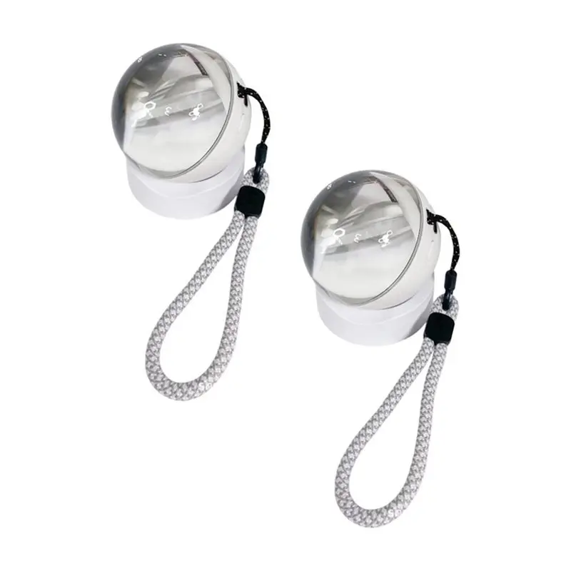 ABUG-Audio Video Display 3D Crystal Ball Bluetooth Video Player 2Pcs Electronic Ball Customizable Birthday Gift