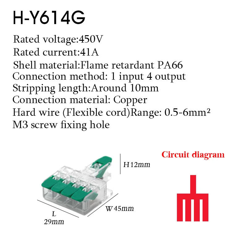 Wire Connectors, Electric Push-in Terminal Blocks