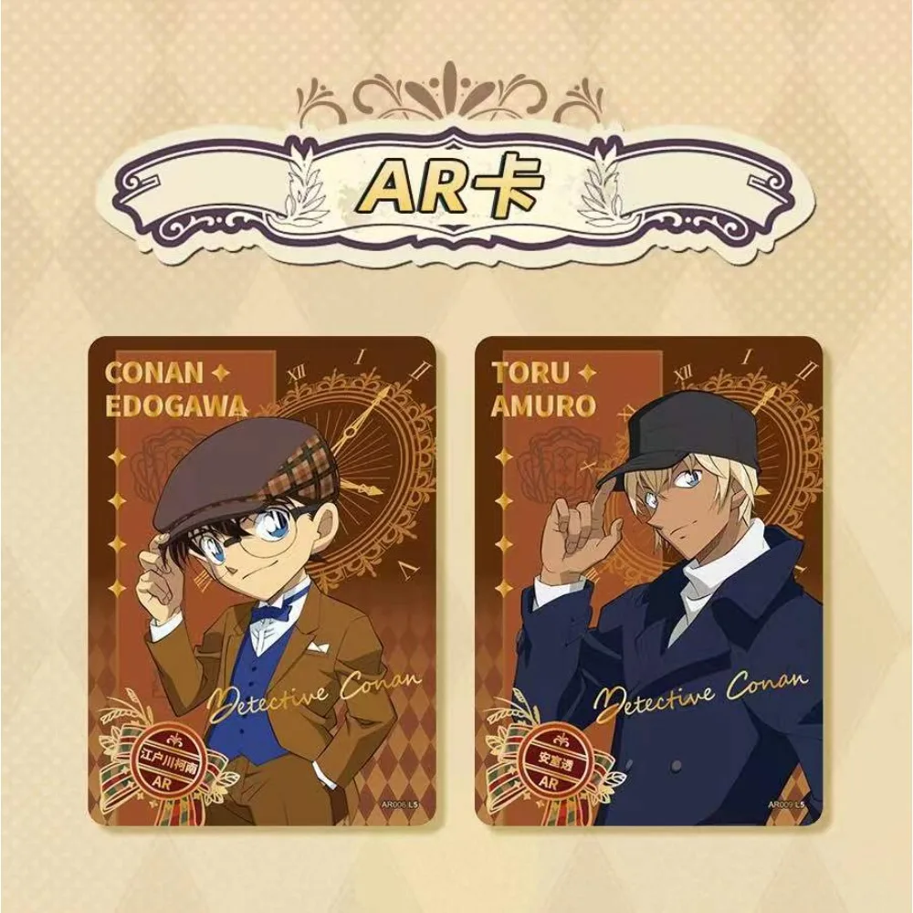 Detective Conan Collection Card Inference Love Anime Popular Characters Kudo Shinichi Maori Lan Rare XR Cards Fan Birthday Gift