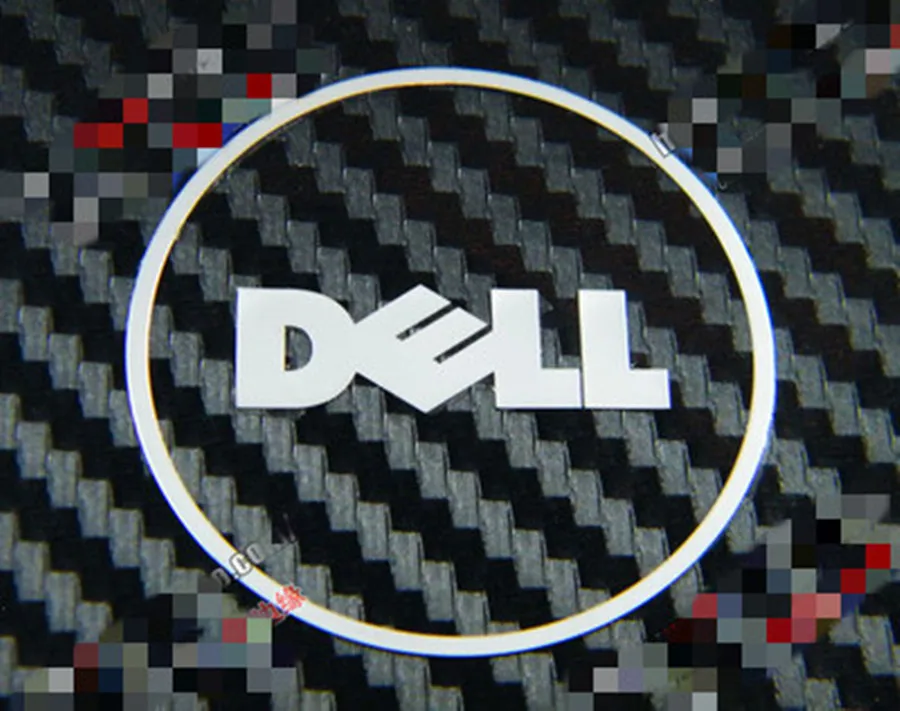 DELL metalowe Logo naklejka na laptopa PC Tablet komputer stacjonarny mobilna cyfrowa spersonalizowana dekoracja DIY