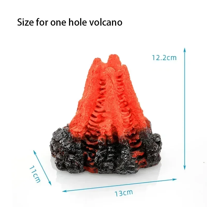 New Volcano Shape Aquarium Decor Oxygen Pump Fish Tank Ornament Aquarium Accessories Decoration