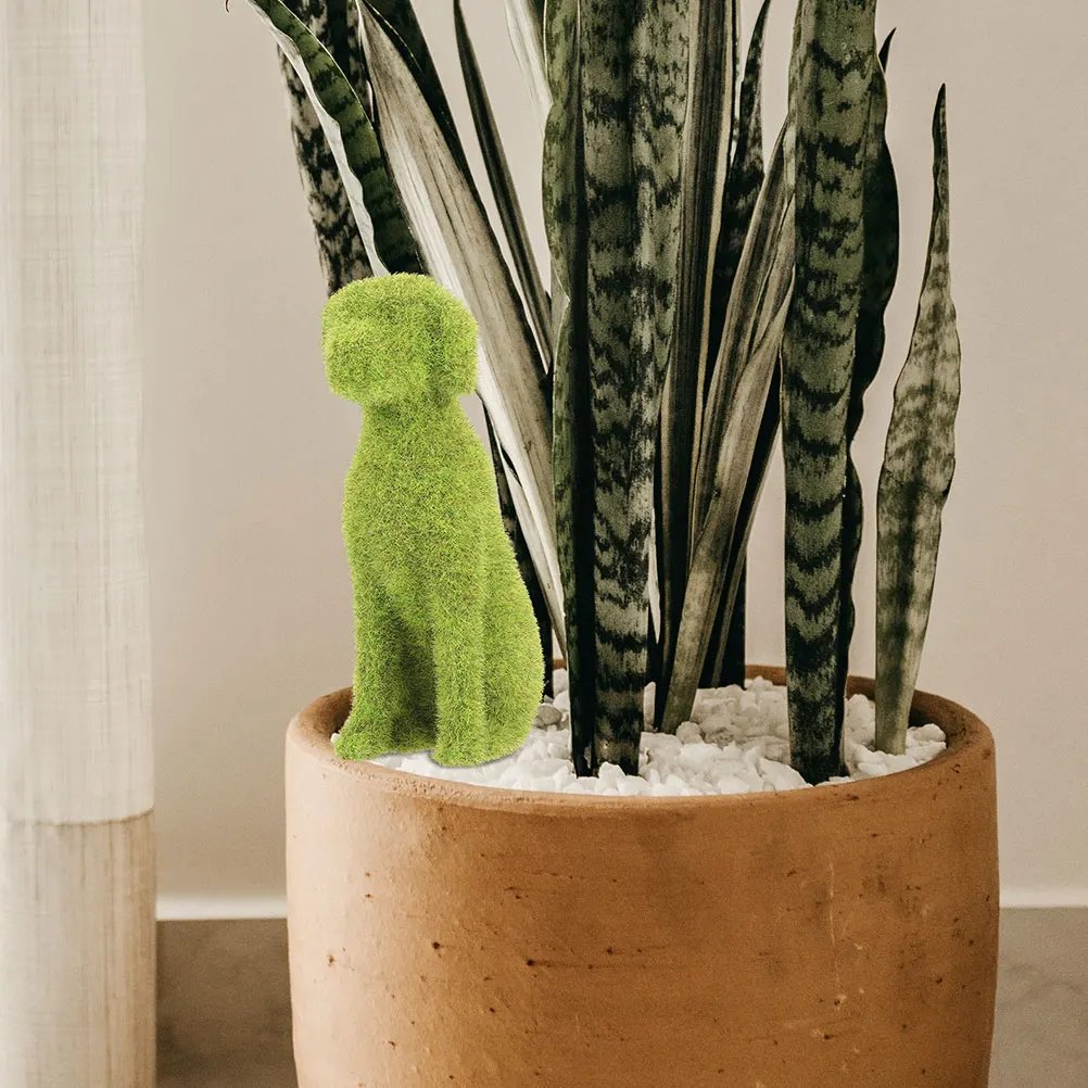 

2pcs Realistic Simulation Animal Decor Flocking Lawn Figurines For Garden Outdoor Balcony Yard Photography Backdrops Garden