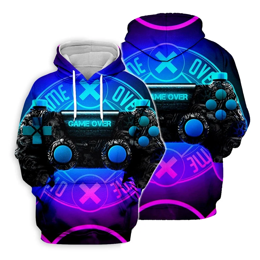 Dark Plstar Game Handle 3D Hoodies All Over Print Hooded Men Sweatshirt Unisex Streetwear Pullover Casual Tracksuits Style-7