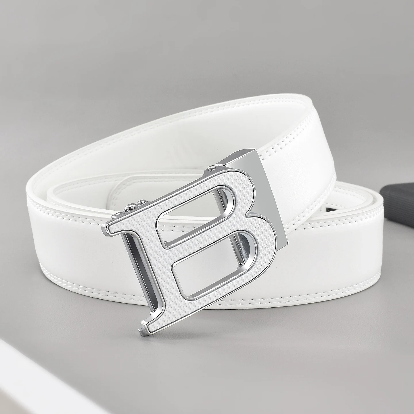 Casual B letter Automatic Buckle Designer Belts High Quality Men Luxury Brand Waistband Genuine Leather Ceinture Homme