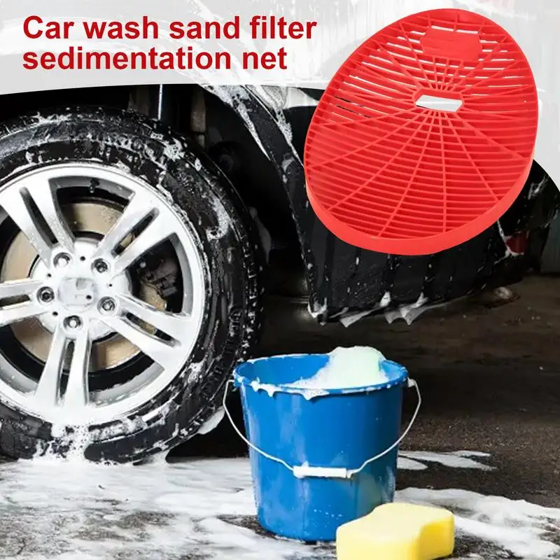 

Dirt Trap Car Wash Bucket Car Cleaning Tool Cleaner Net Insert Washer Catcher Separator For Automotive Washing Auto Detailing