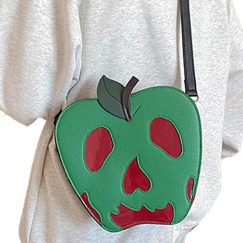 

Pumpkin Shoulder Bag Novelty Halloween Devil Crossbody Purse Horror Expression Pumpkin Purse For Makeup Lipstick Phone Items