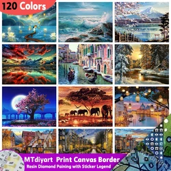 City Scenery 120 Colors Diamond Painting Sticker legend Handpainted Unique Gift Art Hobby Landscape DIY Home Decoration