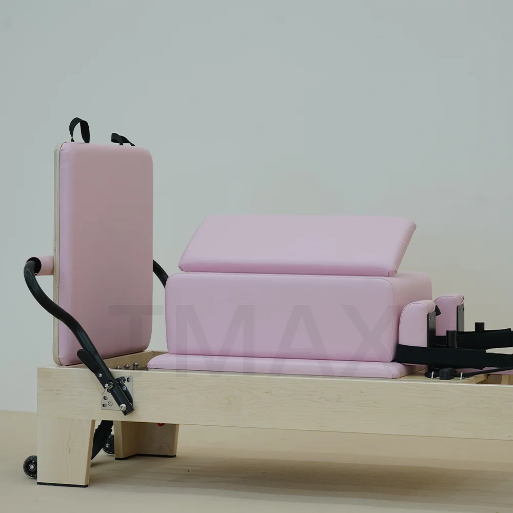 Tmax Stretch Equipment Machine Maple Pilates Reformers Wooden Gym Machine Maple Pilates Commercial Use Reformers