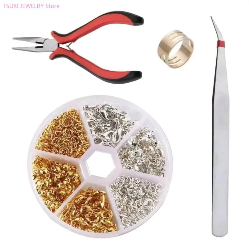 

62KE Complete Jewelry Making with Pliers Practical Jewellery Accessories Supplies