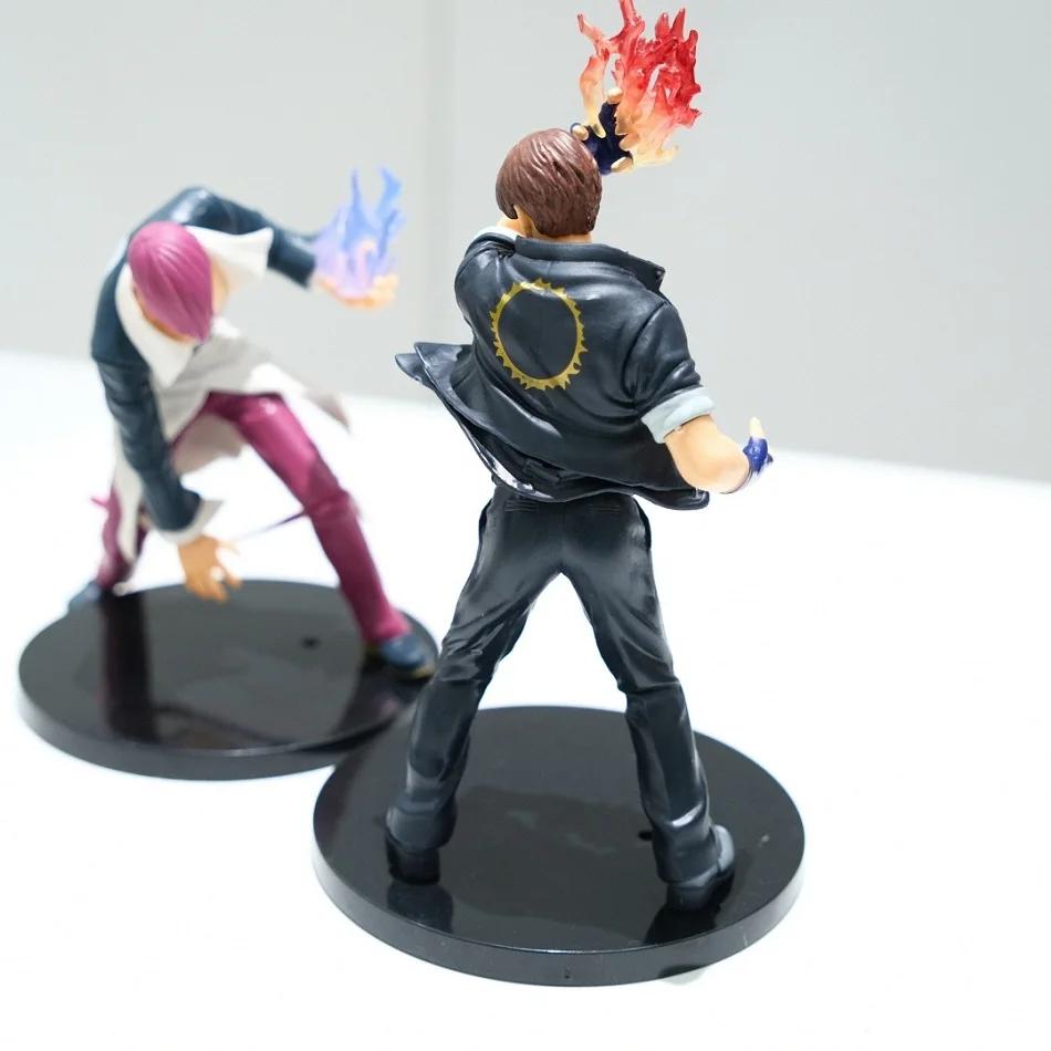 20 سنتيمتر ملك المقاتلين '98 SNK أنيمي الشكل كيو كوساناجي إيوري ياغامي عمل أرقام ممر لعبة الطرفية البلاستيكية لعبة مجسمة هدية #6