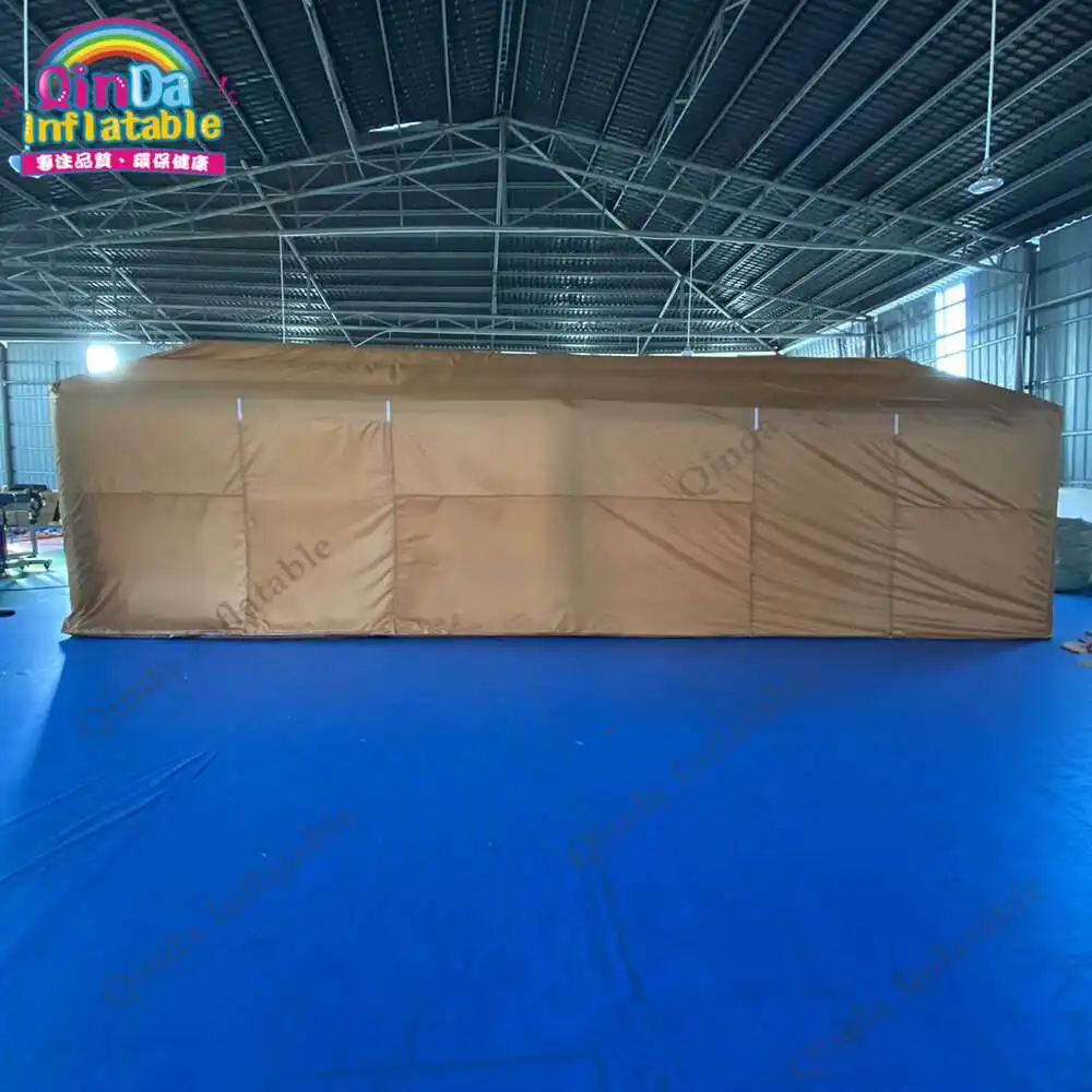 Outdoor gigantische camping restaurant feesttent opblaasbare isolatietent voor ziekenhuis