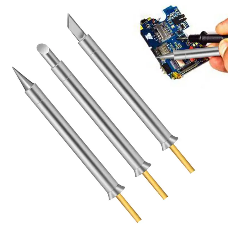 8W USB Soldering Iron Tips Original Lead-free Portable Welding Tips 3 Type Head Tips Rework Accessories Tool Parts For Choose