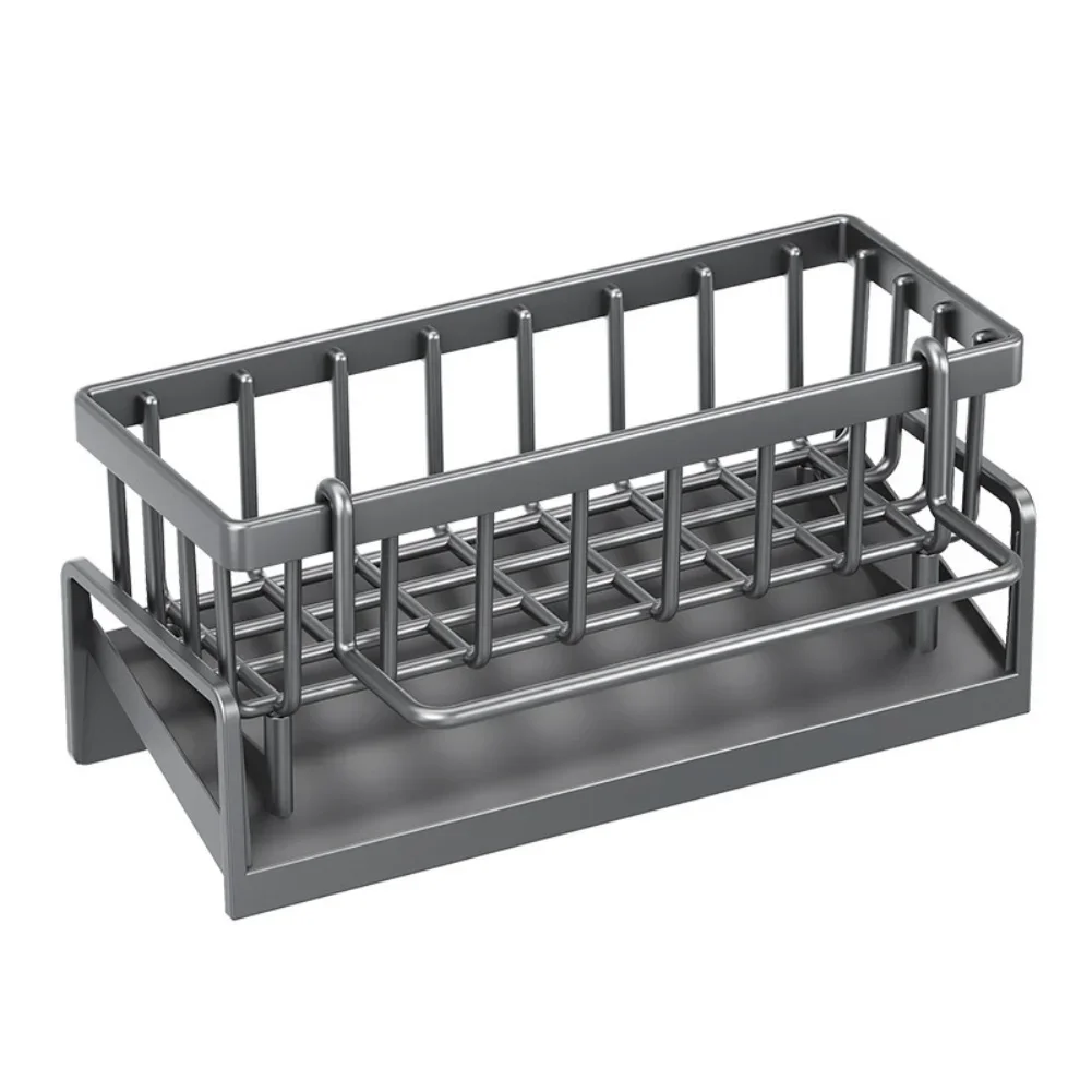Countertop Storage Rack for Kitchen Sink For Sponges and Rags with Draining Feature to Prevent Moisture Build-Up