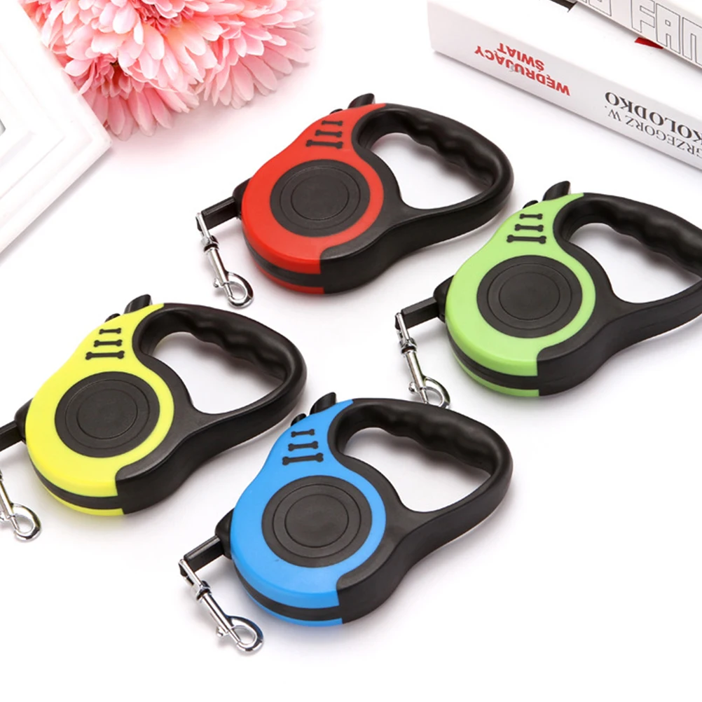 

Automatic Telescopic Traction Rope Retractable Dog Leash Durable Nylon String Flexible Hauling Design Ideal Walking