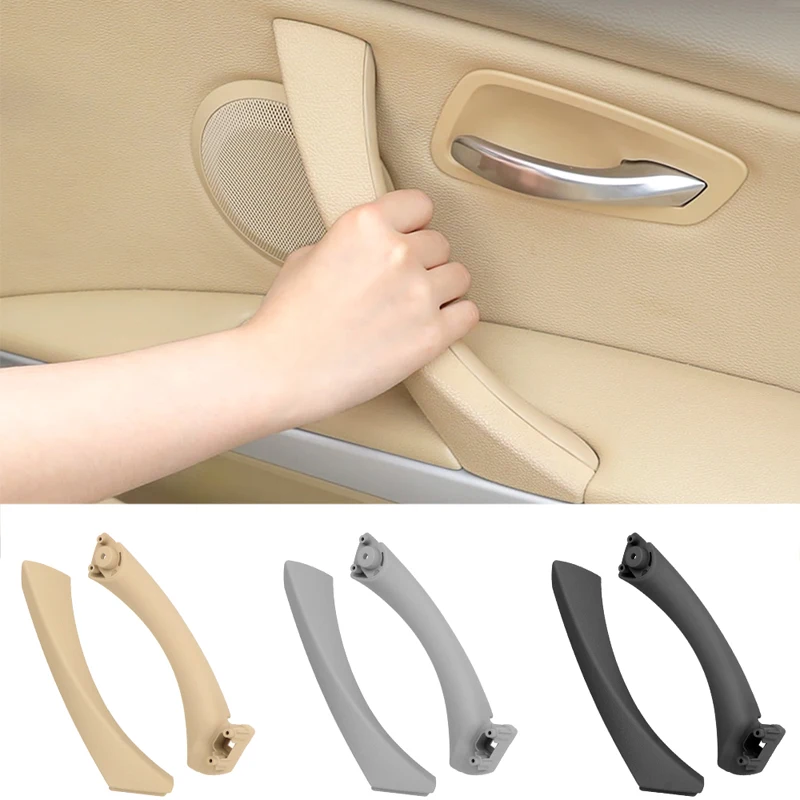 

Door inner door panel handle bar pull trim cover inner armrest door handle for BMW 3 Series E90 E91 318 320 325 328 330 335