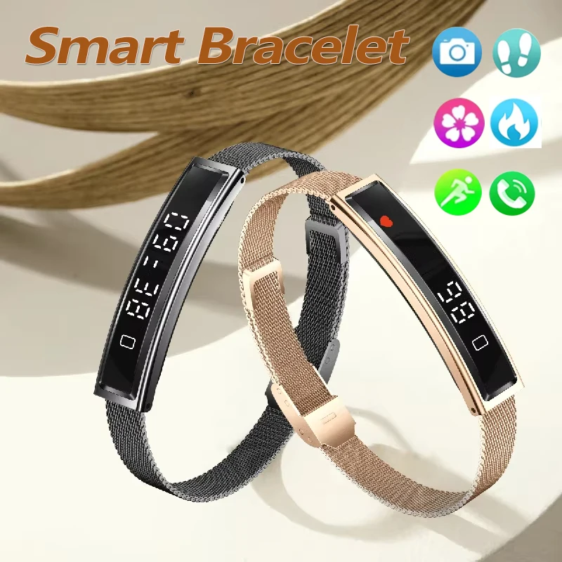 

Health Smart Band Fitness Tracker Smartwatch with Heart Rate Blood Oxygen Sleep Monitor Waterproof Pedometer Watch for Women Men