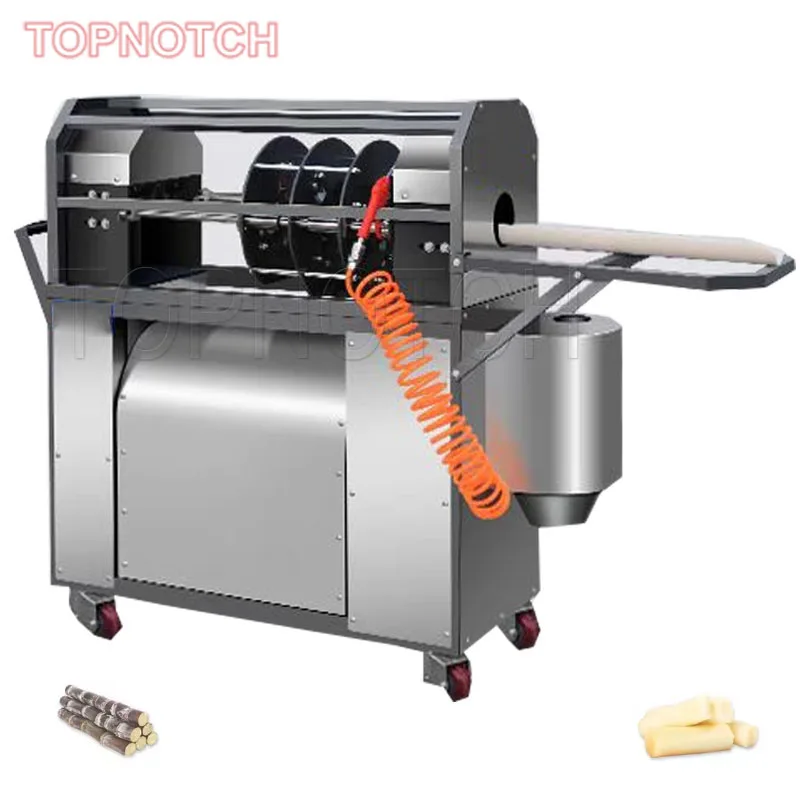 

Electric Sugar Cane Peeler Cutter High Efficient Sugarcane Skin Peeling Removing Machine
