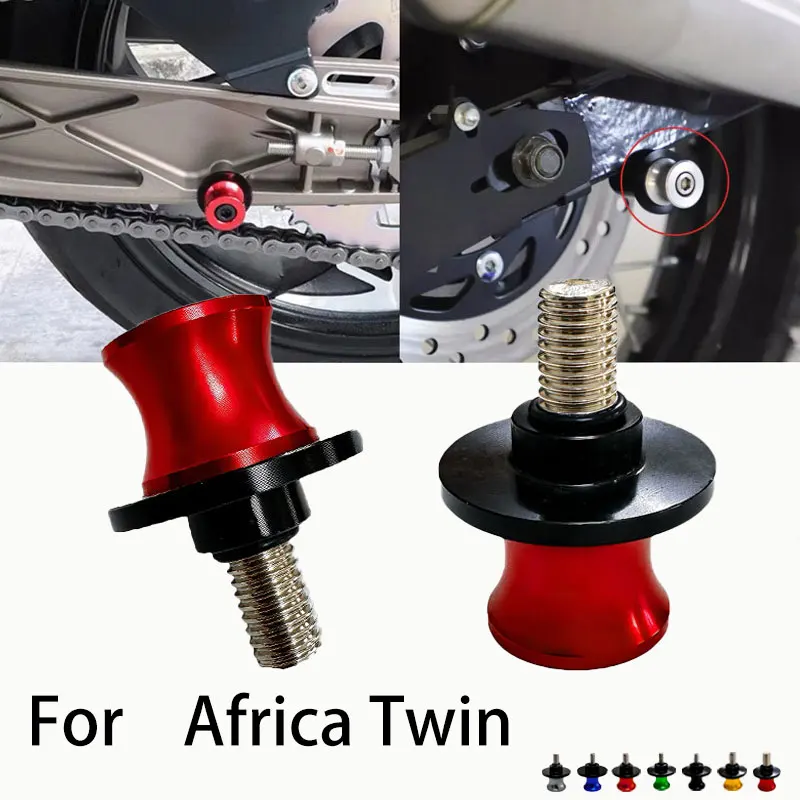

2pcs MOTO For Honda Africa Twin CRF1000 CRF1000L CRF1100 XRV 750 XRV750 CRF 1000 1100 L Aluminum Swingarm Slider Spools Screws