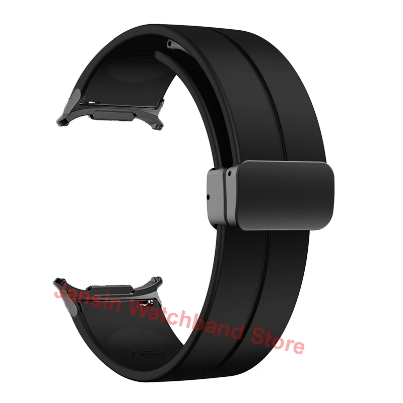 Magnetisches Silikonarmband für Samsung Galaxy Watch Ultra 47 mm Band ohne Lücken Sport Quick Fit Armband für GALAXY ULTRA 47 Uhrenarmband