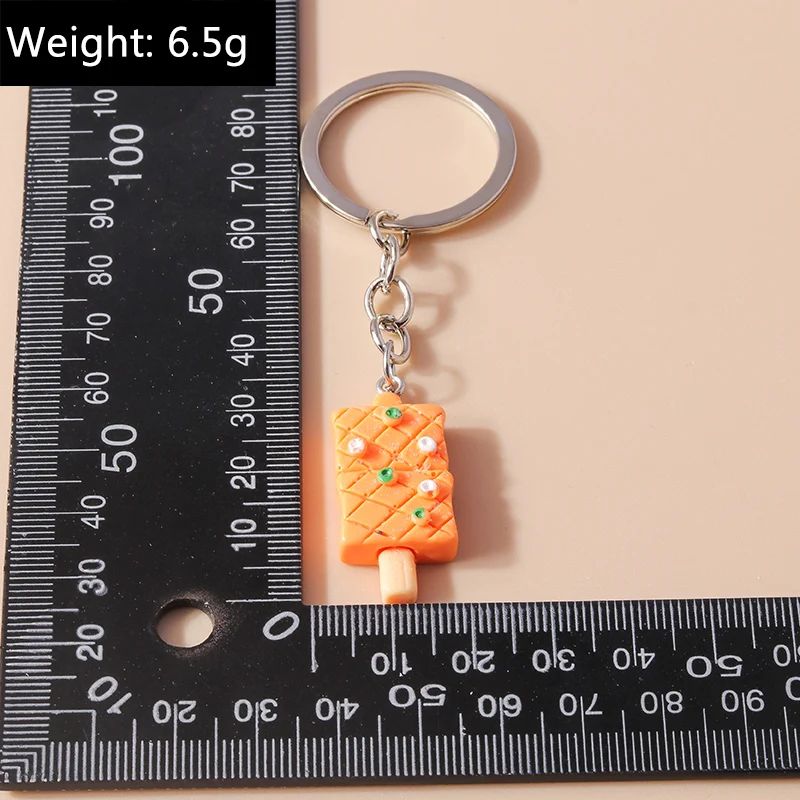 Cartoon 3d Frucht Orange Charms Schlüssel bund Souvenir Geschenke für Frauen Männer Auto Schlüssel Handtasche Anhänger Schlüssel ringe DIY Schmuck Zubehör – Detail 23