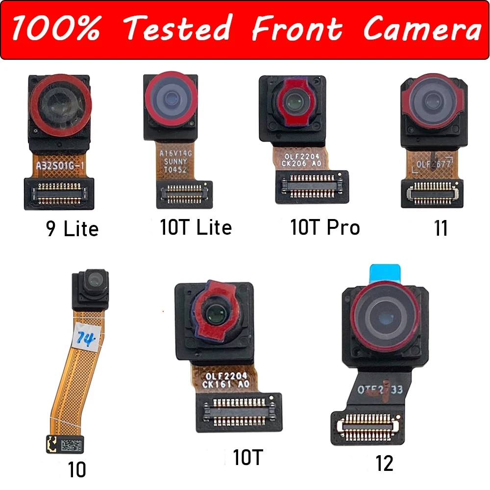 NEUE getestete vordere kleine gerichtete Kameramodul-Flexkabel-Ersatzteile für Xiaomi Mi 9 10T Lite 10 Mi 11 12 11T 9T Pro