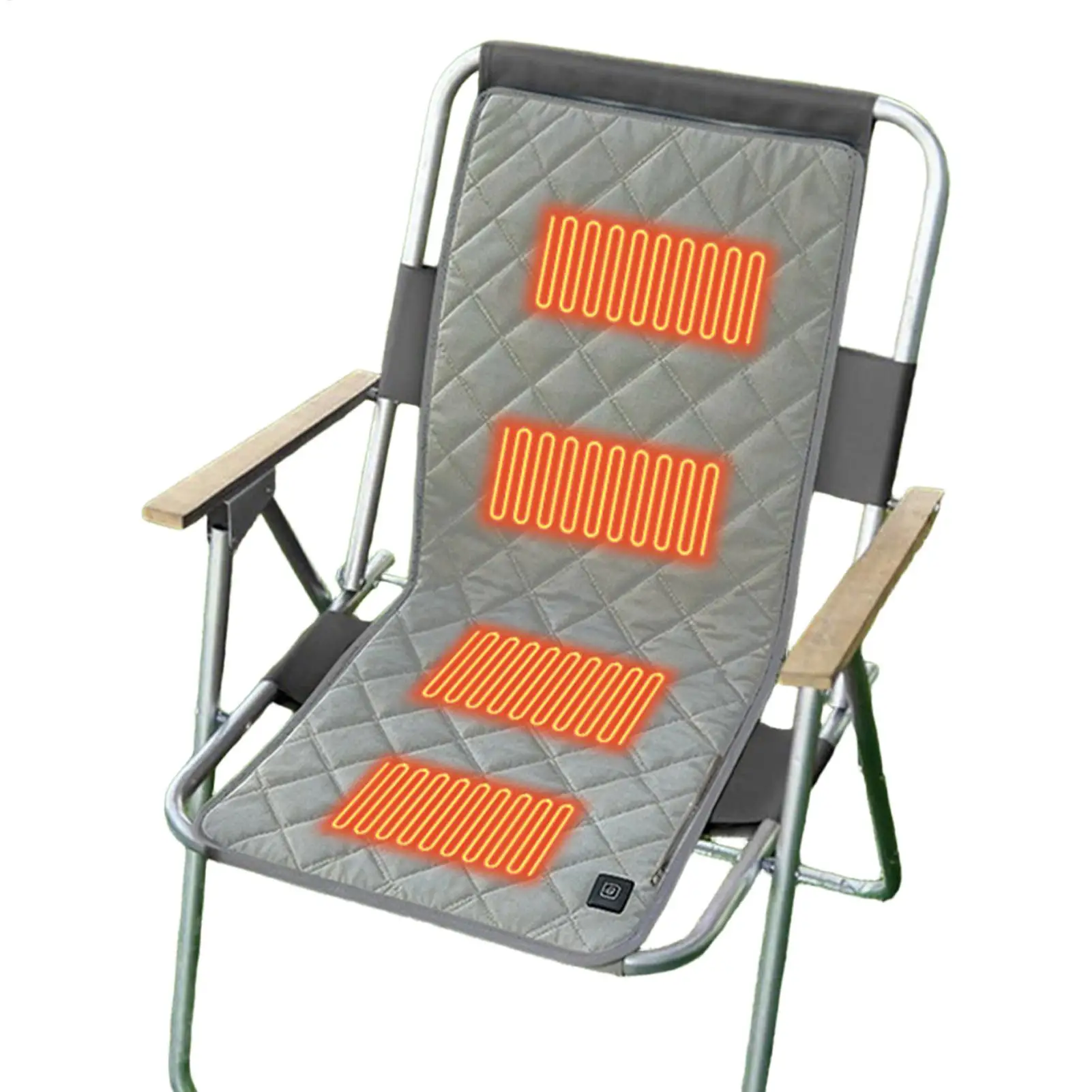 3 Temp Settings Heated Stadium Seat Cushion Camping Chair Mat Portable Office Chair Warm Pad for Stadium Camping Office Home