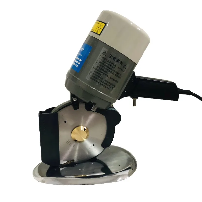 RS‑125 Electric Rotary Fabric Cutter 5 Inches 125mm Round Knife Cloth Cutting Machine for Sewing Factory