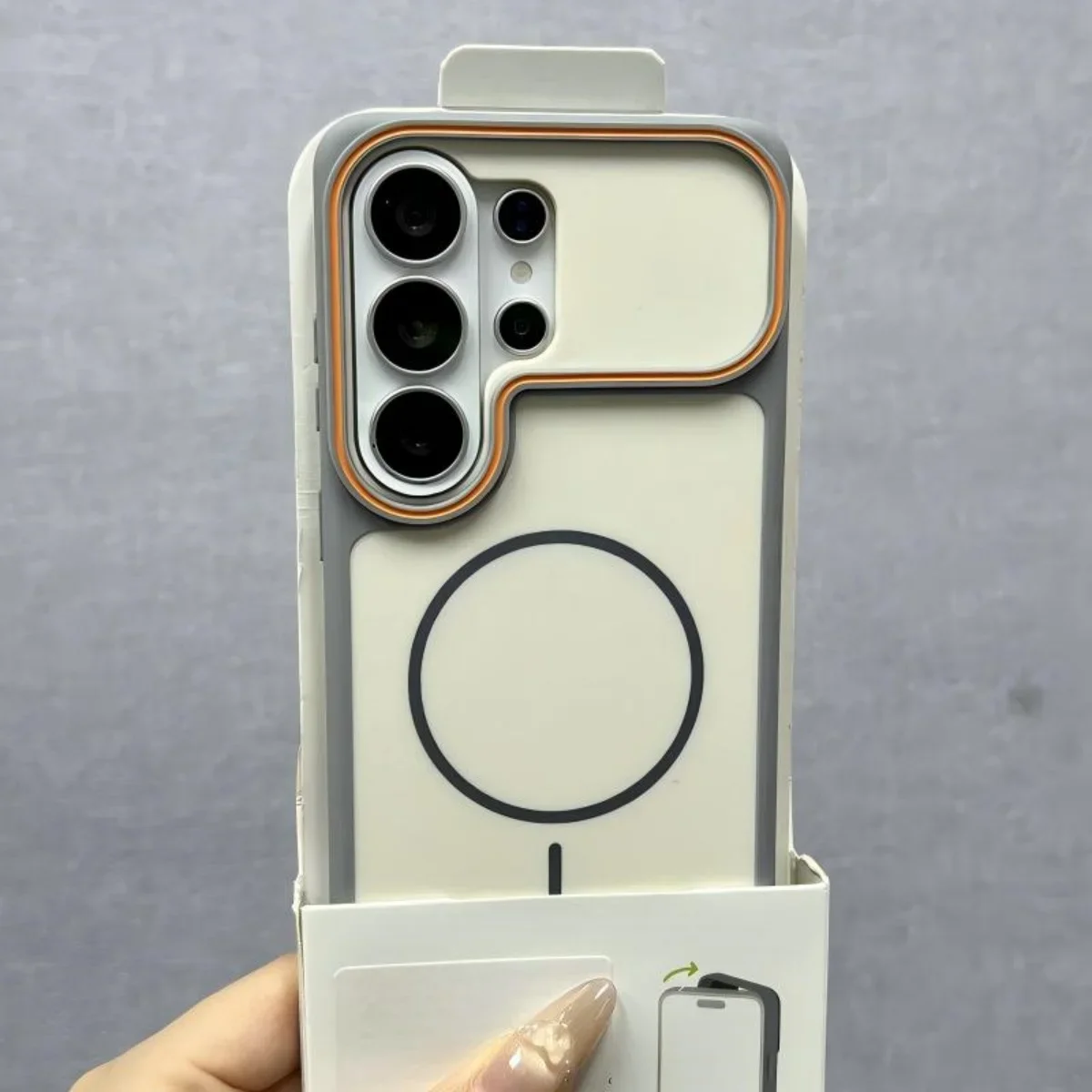 Luxuriöse, mattierte Silikon-Schutzhülle mit weichem Rand für Magsafe-Handys, für Samsung S26 Plus S25 S24 S23 Ultra, kabellose Ladefunktion, magnetische Abdeckung – Detail 8