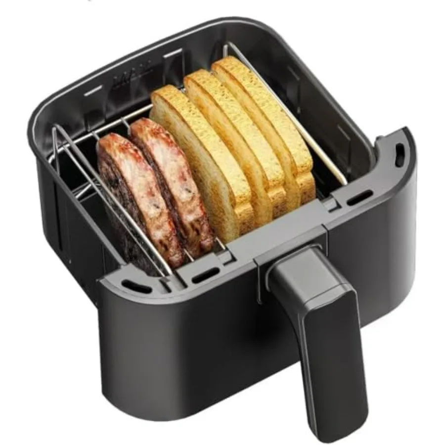

8in1 Air Fryer with Toast Bread Rack and Bread Holder: Multifunctional Kitchen Accessories for Healthy Cooking Baking Toaster a