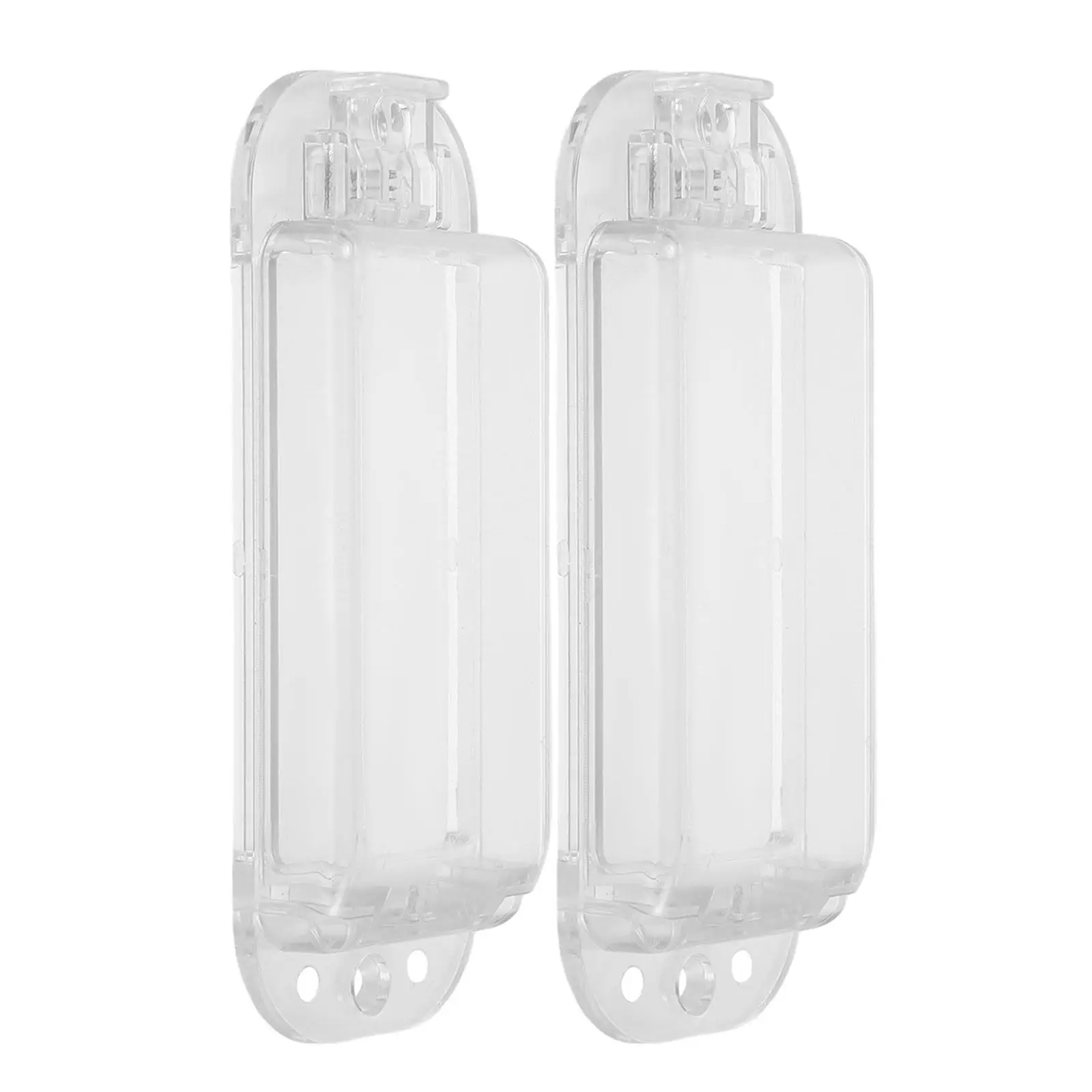 2Pcs Wall Switch Guard Cover Transparent Plastic Light Switch Protector Cover Safety Decorative for Toggle Rocker Outlet Plates