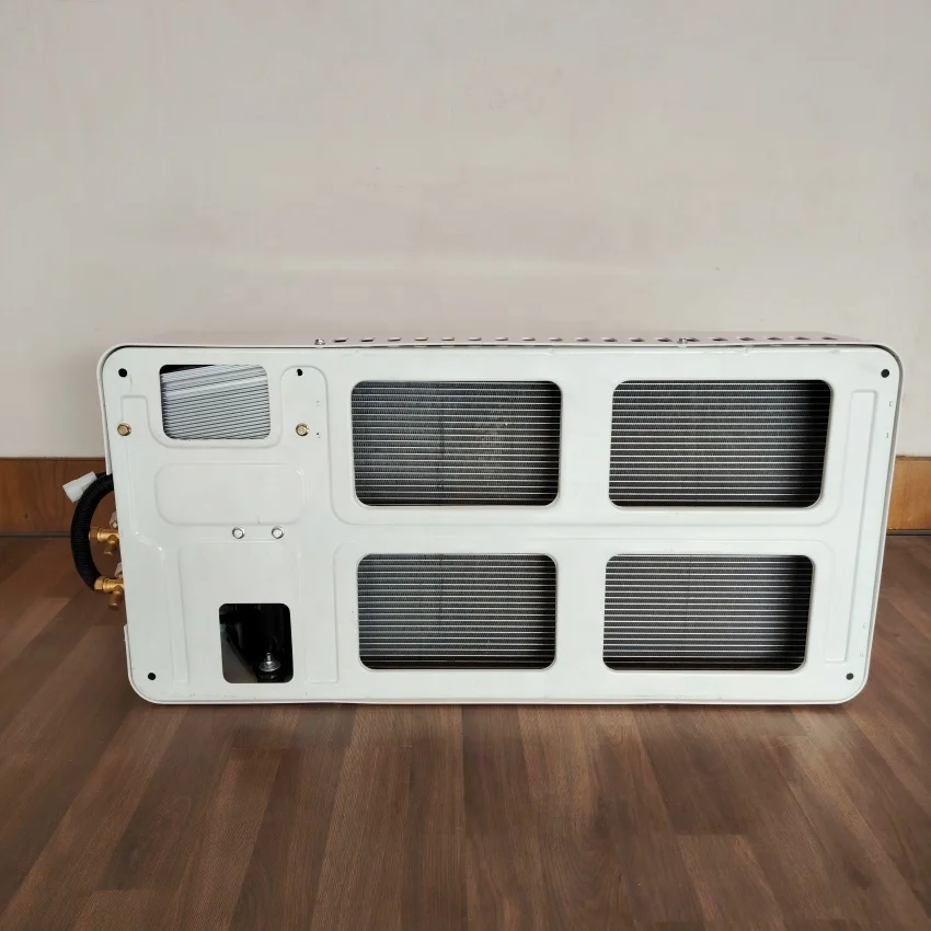 نظام تكييف الهواء للضاغط الدوار المزدوج للمقصورة المنفصلة وحدة التيار المتردد 24 فولت مكيف هواء لوقوف السيارات للشاحنة #3