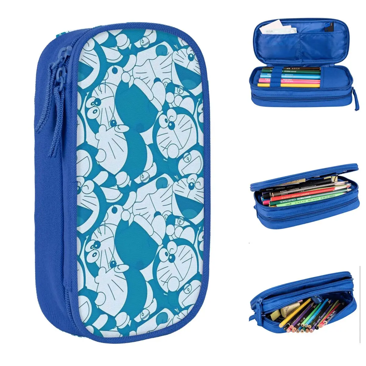 

Doraemons Blue Cats Cat подарки для детей пеналы модная сумка-держатель для ручек для девочек и мальчиков большая вместимость школьные принадлежности