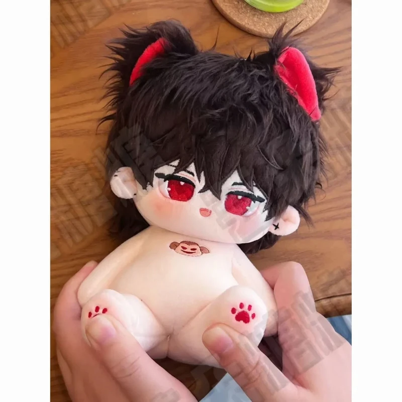Peluche 20cm jeu Anime Mob Psycho 100 Muzhicheng figurine de taille normale-fan-madBody peluche poupée jouet doux habiller coton enfant cadeau