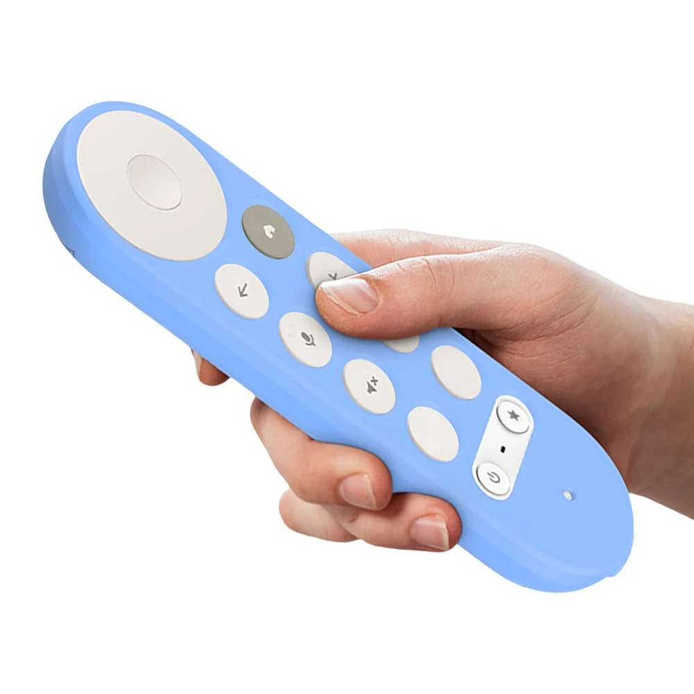 Funda de silicona para mando a distancia con cordón, funda protectora para mando a distancia de TV, funda para mando a distancia de Google TV Streamer 4K