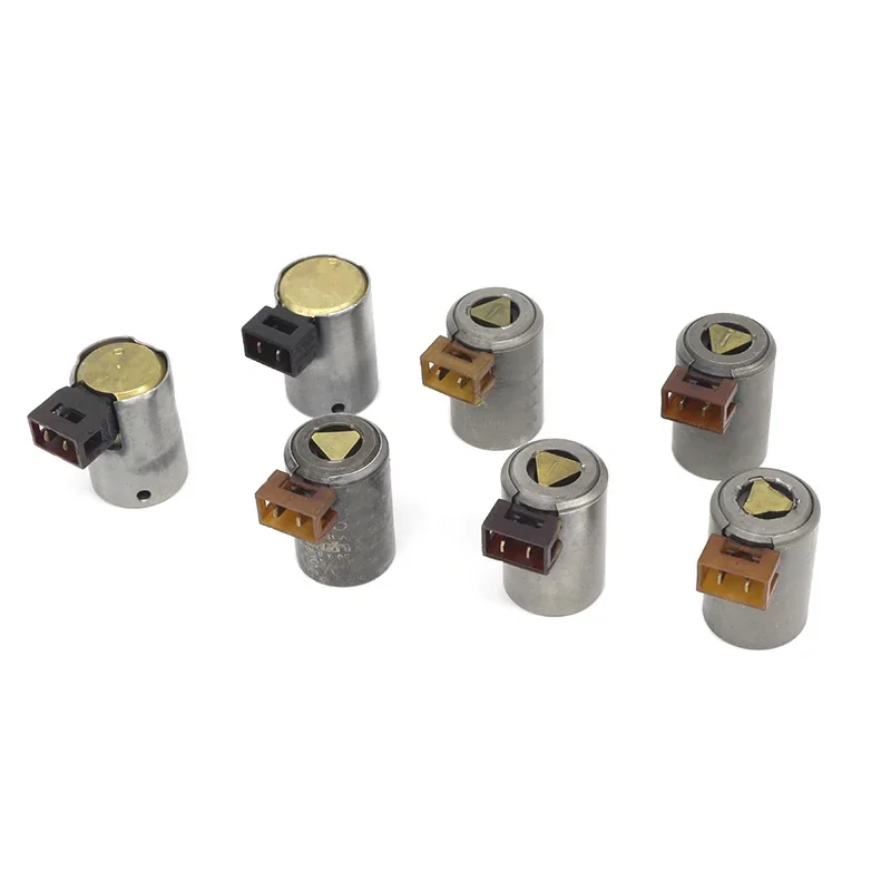

01M Transmission Shift TCC EPC Solenoids Kit 095927333 095927331A 7PCS For VW Beetle Bora Golf Passat