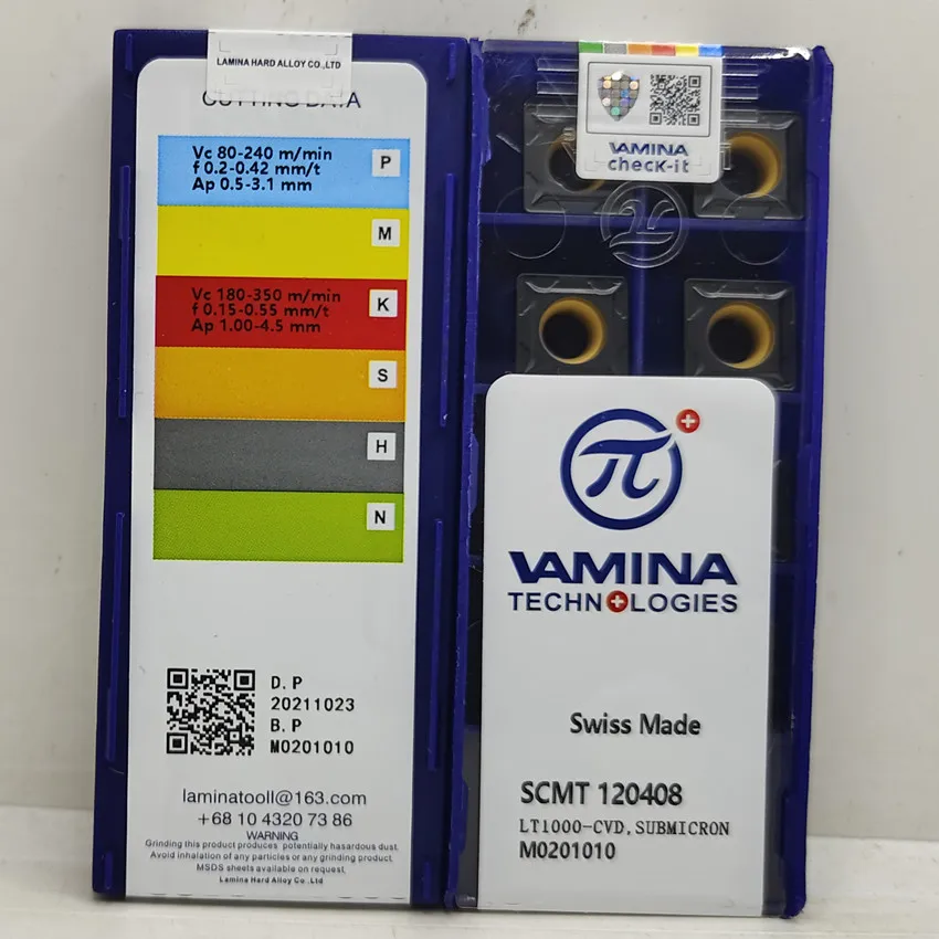 

SCMT09T304 LT1000/SCMT09T308 LT1000/SCMT120404 LT1000/SCMT120408 LT1000 LAMINA CNC carbide inserts 10PCS/BOX