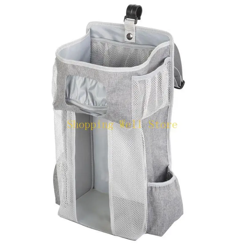 KX4B Diaper Stacker Hanging Storage Bags Nursery for Changing Table Crib or Wall Baby Shower Gifts