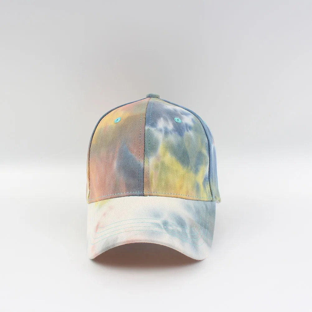 

Tie-dyed Sun Hat Hats Outdoor Cap Baseball Cotton Men Women Woman Leisure