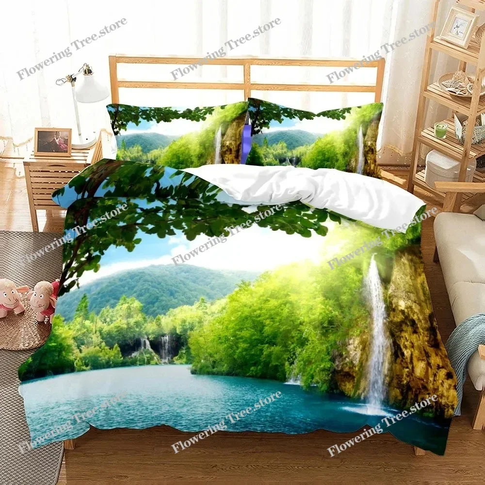 

Sweet Memory Landscape Witness Love Duvet Cover Set King Queen Double Full Twin Single Size Bed Linen Set