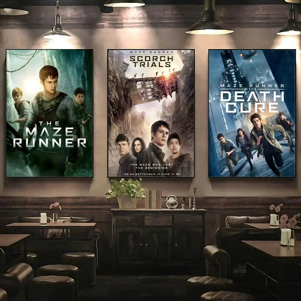 movie The Maze Runner Poster Poster HD Printing Premium Style for Home Decor for Bedrooms Hallways Cafes Gift