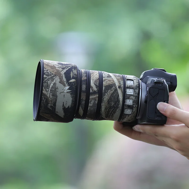 CHASING BIRDS camouflage lens coat for CANON RF 70 200 mm F4 L IS USM waterproof and rainproof lens coat protective cover