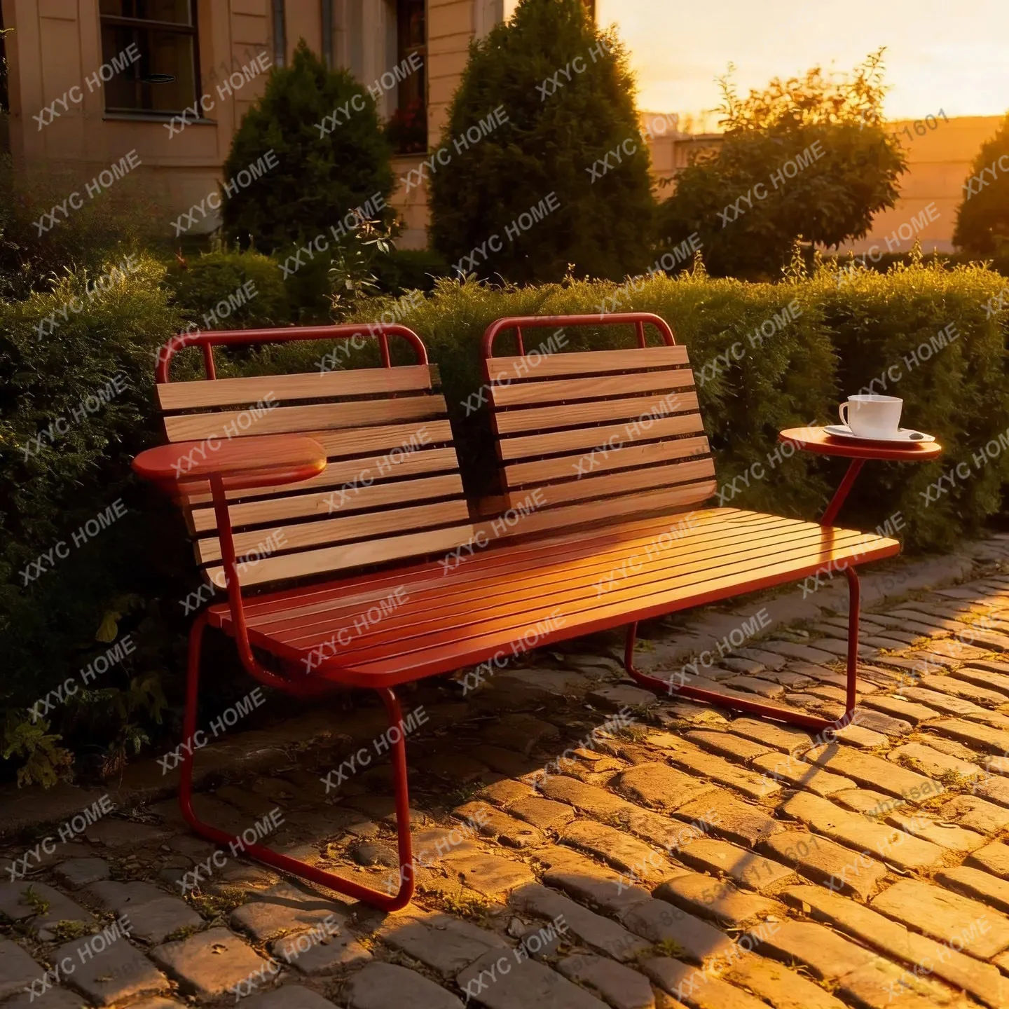 LOutdoor Leisure Park Scenic Area Square Seat Community Courtyard Commercial Street Waiting Chair