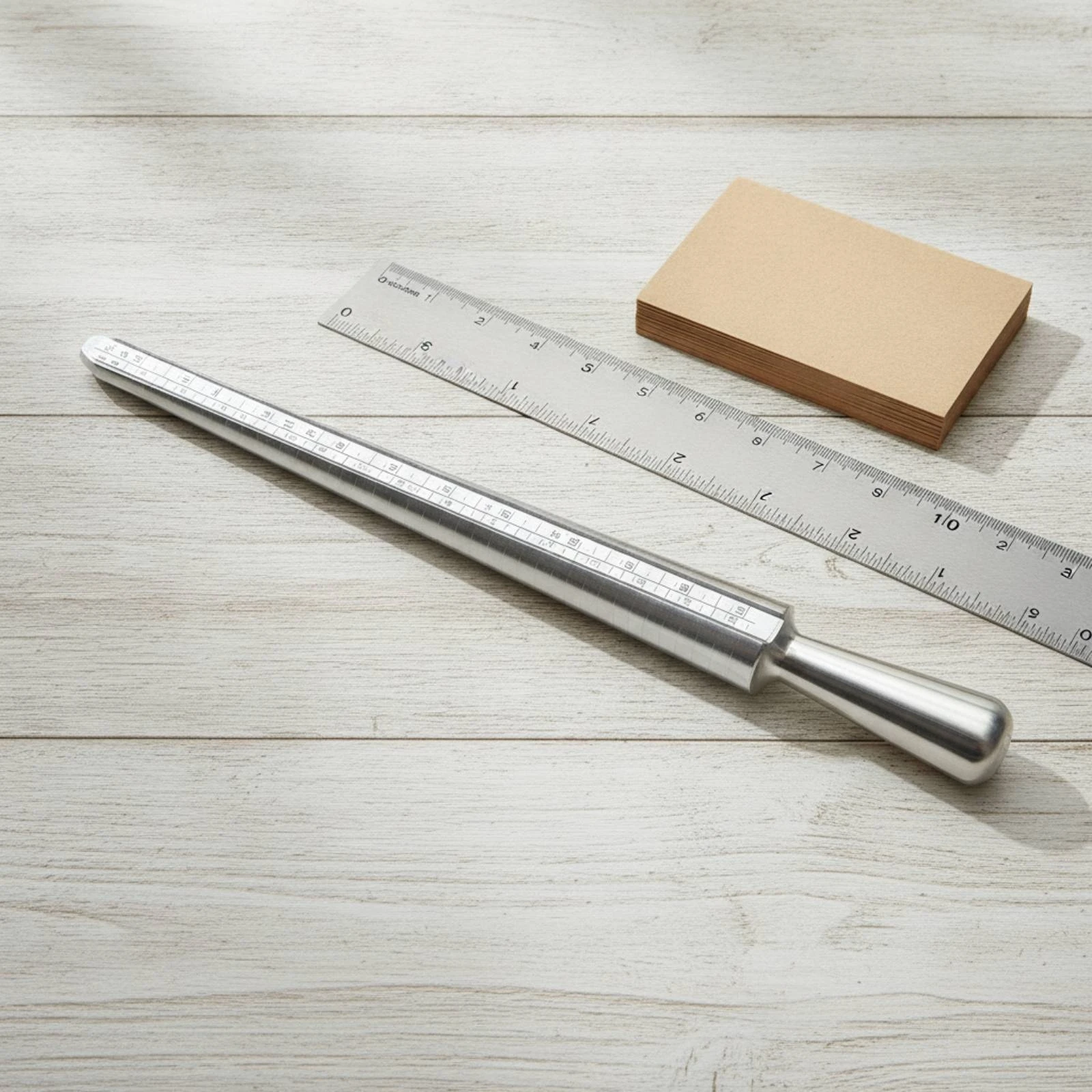 Band Sizing Rod Long-Lasting Band Mandrel Measuring Tool Reusable Lightweight for Jewelers, Jewelry Repair, Bench Work - view 4