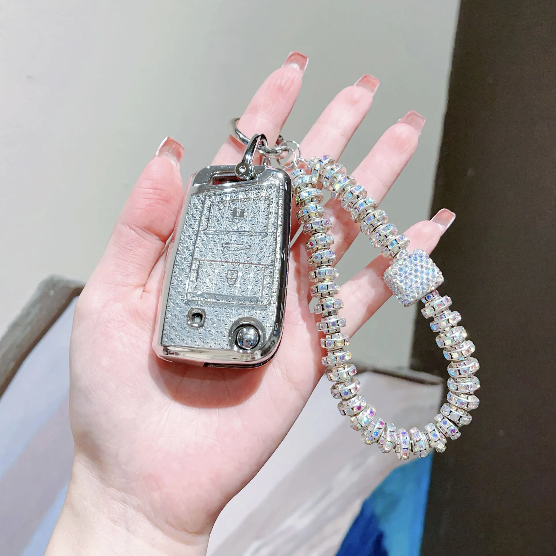 حافظة مفاتيح السيارة غطاء حماية للتحكم عن بعد لشركة فولكس فاجن فولكس فاجن جولف 8 ID.3 ID.4 سكودا اوكتافيا A8 MK4 MK8 GTI R #4