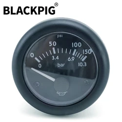 52MM 0-10 bars 10bars Oil Pressure Gauge Diesel Generator Gauge Meter Genset Parts DC 12V 24V