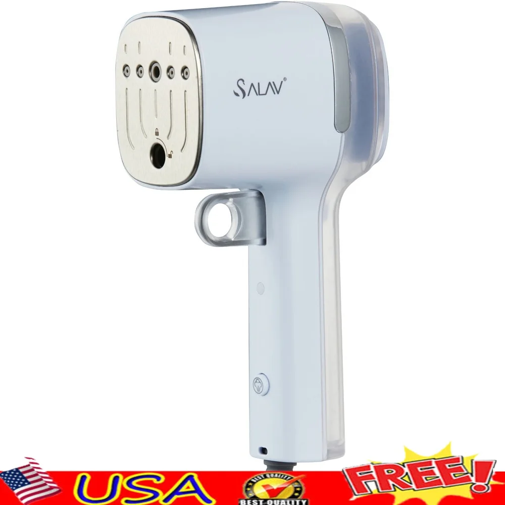 

Портативный ручной отпариватель для одежды, 1000 Вт, быстрый нагрев, 10 секунд, пластина из нержавеющей стали, щетка для удаления ворса, дорожный размер, без капель